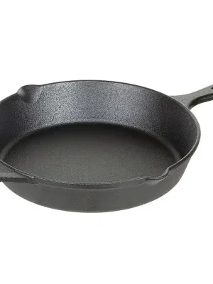 Begrenztes Angebot - SURVIVAL Bratpfanne Gusseisen mit Griff ca. 30 cm Notfall-Ausrüstung