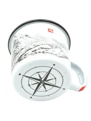 SURVIVAL Emaille-Tasse AB Outdoor Berge 350ml Notfall-Ausrüstung | Nicht verpassen