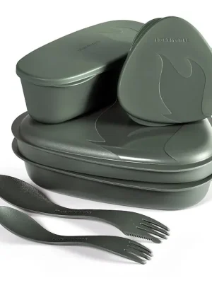 LIGHT MY FIRE Lunchkit 2.0 BIO 6-teilig sagegreen Campinggeschirr-Set all-in-one, BIO-based | Nur diese Woche