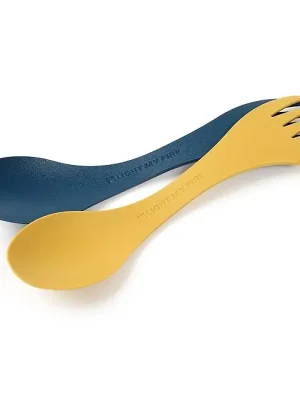 LIGHT MY FIRE Spork original 2-pack yellow/blue Camping-Löffel | Letzte Stücke