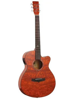 Neu - TANGLEWOOD TA4CEHN Azure Super Folk Elektro-Akustik-Gitarre, shoreline amber gloss