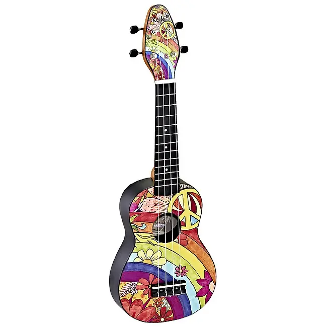 ORTEGA K2-68 Keiki Peace 68 Ukulelen Set inkl. Tasche, Tuner, Plektren, Gurt | Versand noch heute
