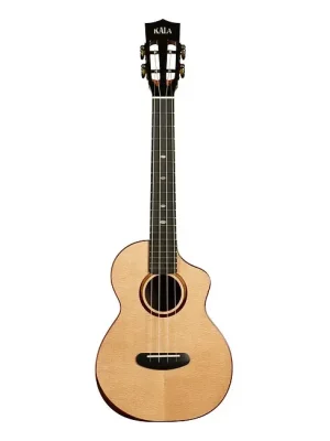 KALA KA CT SSRW BG C Contour Solid Spruce Baritone Akustik-Ukulele inkl. Tasche | Online kaufen