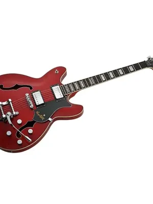 Jetzt sichern | HAGSTROM Tremar Viking Deluxe -04 Hollowbody E-Gitarre, cherry