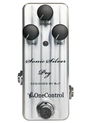 Nur begrenzt verfügbar - ONE CONTROL Sonic Silver Peg Bass Preamp Effektpedal