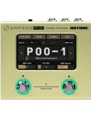 Nicht verpassen | HOTONE MP-50MT Ampero Mini Amp Modeler & Effektprozessor, mustard