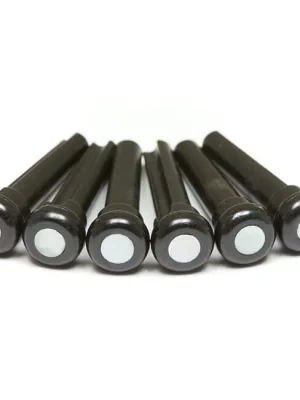 GRAPH TECH PP-2044-00 Tusq Presentation Style Bridge Pins Stegpins (6 Stück), schwarz - Bestpreis