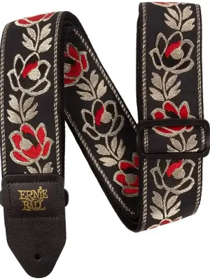 Heute bestellen | ERNIE BALL 5380 Guitar Strap Noble Rose Gitarrengurt, Classic Jacquard
