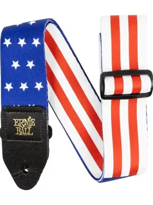Vorteilspreis - ERNIE BALL 5631 Premium Strap Stars and Stripes Gitarrengurt, Stars and Stripes