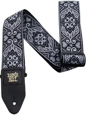 ERNIE BALL 4166 Jacquard Gewebe-Gitarrengurt (50mm), tribal silver | Extra-Rabatt
