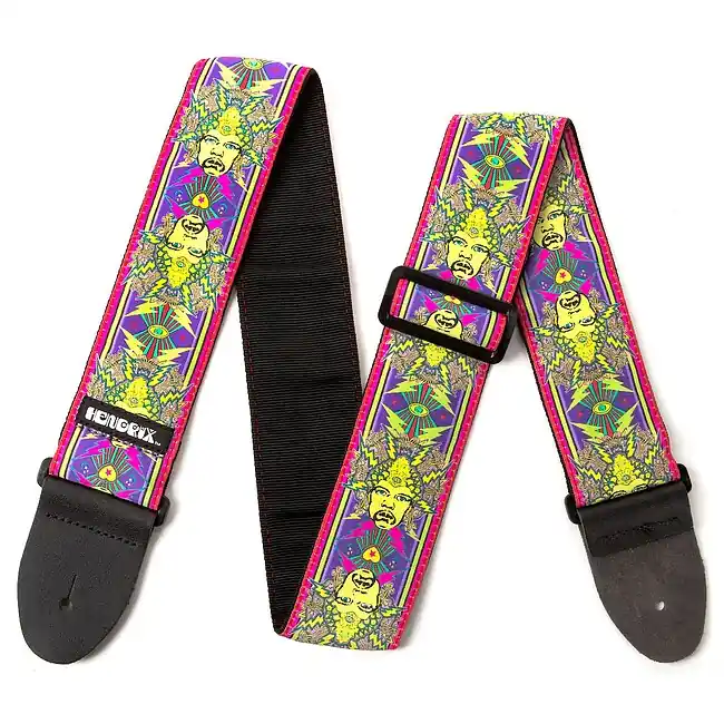 Jetzt kaufen | JIM DUNLOP JH19 Jimi Hendrix Strap Poster Gewebe-Gitarrengurt (50mm)