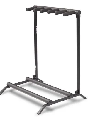 Nur für kurze Zeit - ROCKSTAND RS 20881 B/1FP Flat Pack E-/Bass- Gitarrenständer 5-fach, schwarz