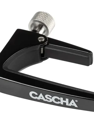 CASCHA CACP2A Compact Capo Kapodaster für Akustik- und E-Gitarre | Einfache Rückgabe