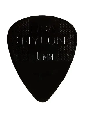 Sehr gefragt - JIM DUNLOP 442 Nylon Standard 1,00mm Plektrum, schwarz (Stück)