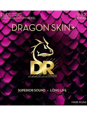 DR STRINGS DEQ7-9 Qantum Nickel light 009-052 Saiten für 7-saitige E-Gitarre, beschichtet | Versand noch heute