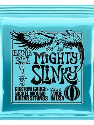 Reduziert | ERNIE BALL 2228 Slinky Nickel Mighty 0085-040 Saiten für E-Gitarre