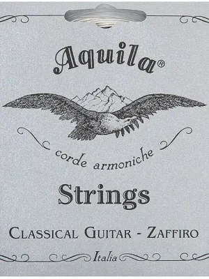 Profi-Qualität - AQUILA 129C Zaffiro Classical Normal Tension E1-E6 Saiten für Konzertgitarre