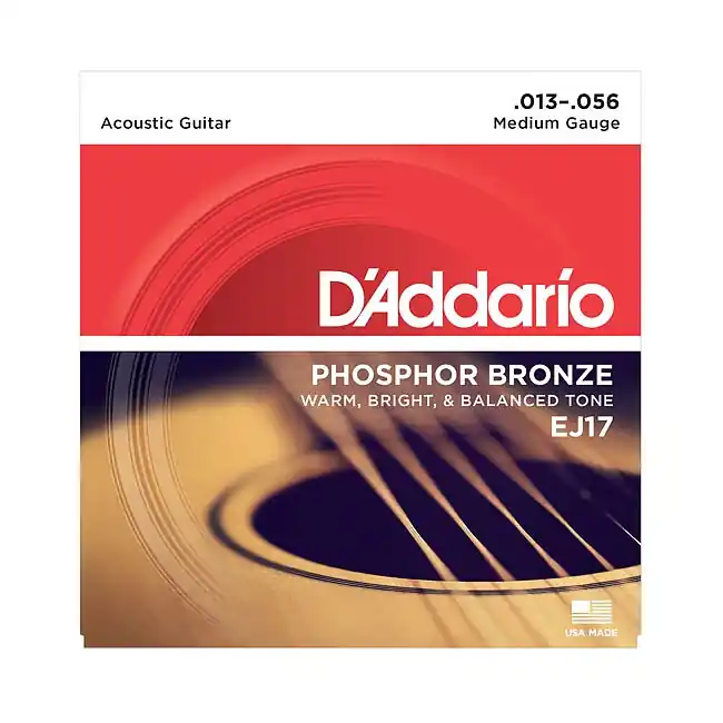 Sehr gefragt - DADDARIO EJ17-3D Medium 013-056 Phosphor Bronze Round. Saiten für Westerngitarre