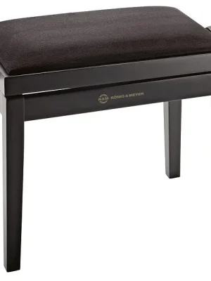 K&M 13900 -20 Klavierbank, schwarz matt, Sitz Samt | Online bestellbar