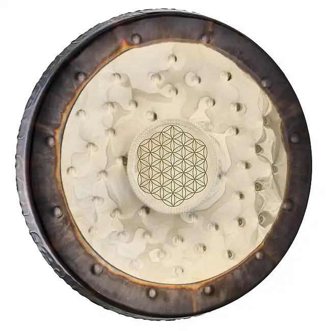 Meistverkauft - MEINL SGFOL22 Sonic Energy Soundscape Gong Blume des Lebens 22 Zoll