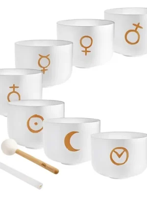 Einfach bestellen - MEINL PCSBSETCHA Sonic Energy Planetarisch gestimmtes Kristallklangschalen Set