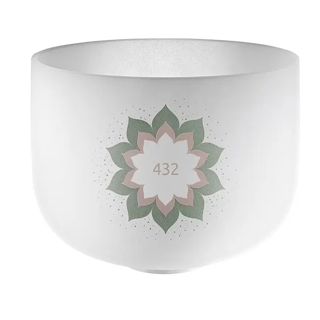Preis gesenkt | MEINL CSB432LF Crystal Singing Bowl 432Hz 9 Zoll Kristallklangschale