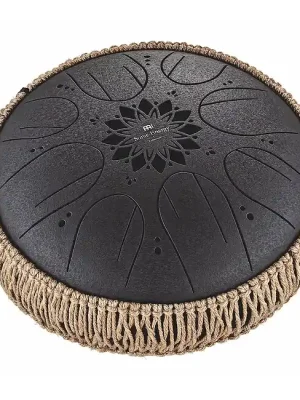 MEINL MOSTD1BK Sonic Energy 10 Zoll Medium Octave Steel Tongue Drum, H Moll - Versand noch heute