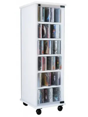 Herstellerpreis | VCM 30025 Valenza CD-/DVD-Turm, weiss