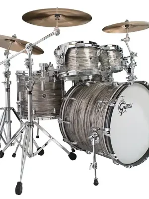 GRETSCH USA Brooklyn 22-10-12-16 Grey Oyster Shellset ohne Hardware und Becken - Neu eingetroffen