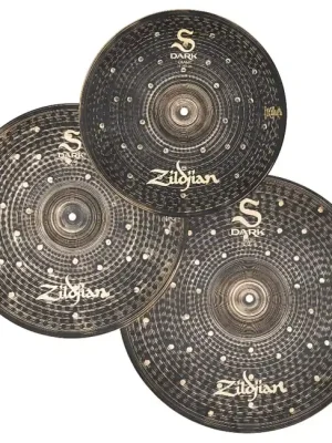 ZILDJIAN S Family Dark Cymbal Add-On Becken-Set, 16+18 Crash, 20 Ride, brilliant - Direkt bestellen