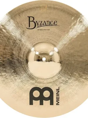 MEINL B18MTC-B Byzance Brilliant Medium Thin Crash 18 Zoll, brilliant - Extra sparen