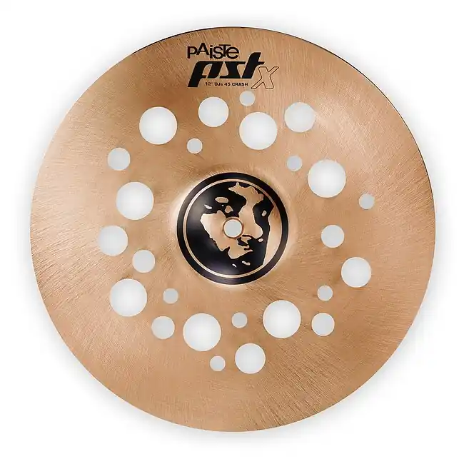 PAISTE PST-X Swiss DJs 45 Crash Cymbal 12 Zoll Becken | Super-Preis