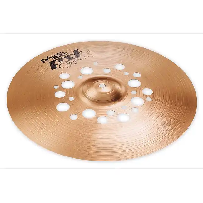 Kundenliebling | PAISTE PST-X Swiss Cajon Crash Cymbal 16 Zoll Effekt Becken (871.446)