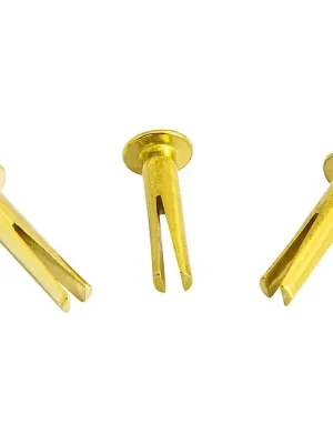 Direkt ab Werk - MEINL CY-RIVET-BR Sizzle Rivets Brass Plated Steel Becken-Ersatznieten (3Stück)