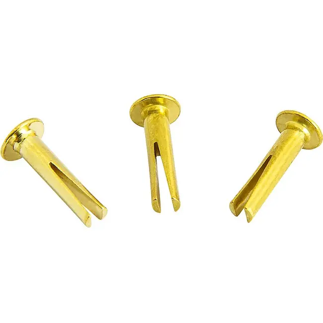 Direkt ab Werk - MEINL CY-RIVET-BR Sizzle Rivets Brass Plated Steel Becken-Ersatznieten (3Stück)
