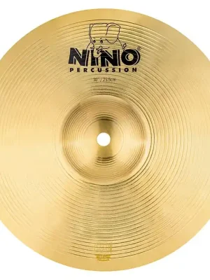 Top-Qualität - MEINL NINO-BR25 10Marching Brass Cymbal Pair incl. BR4 Straps