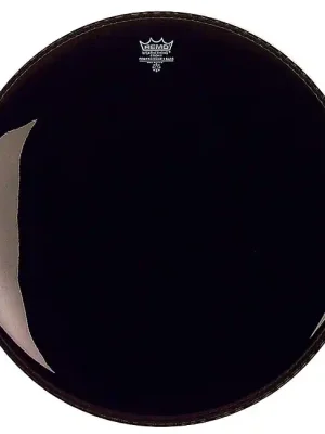 REMO P3-1024-ES Powerstroke 3 ebony Res 24 Zoll Resonanzfell, Bassdrum. Erste Wahl vieler Drummer. | Hochwertig