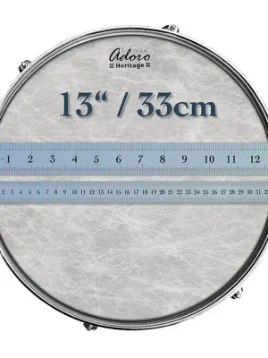 ADORO AHER-13 Heritage Synthetic Calf Tom 13 Zoll Schlagfell (einlagig) | Direkt vom Hersteller