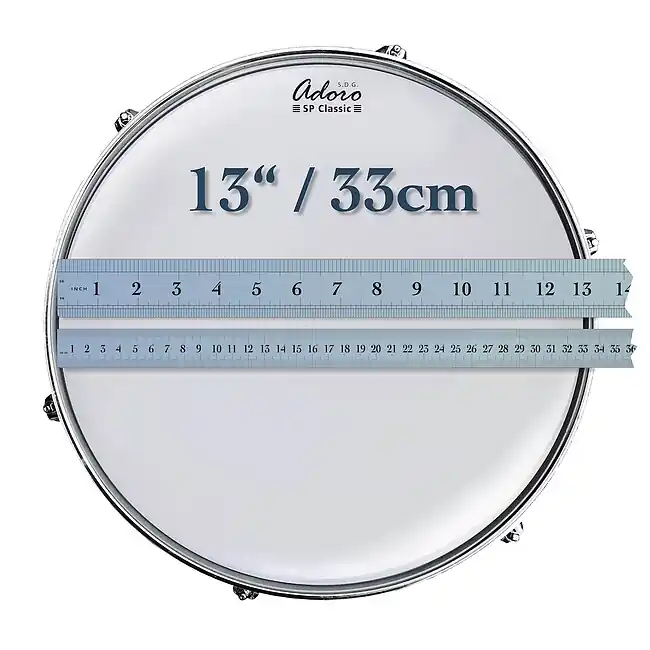 Einfach bestellen | ADORO ASPC-CL-13 SP Classic Clear Tom 13 Zoll Schlag-/ Resonanzfell, einlagig