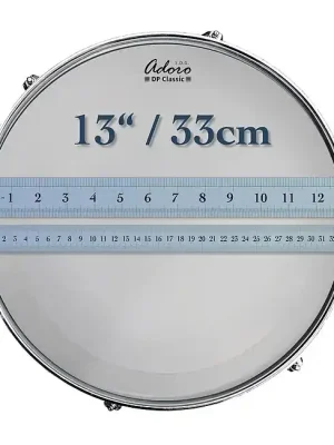 Sehr gut bewertet - ADORO ADPC-CL-13 DP Classic Clear Tom 13 Zoll Schlagfell, zweilagig