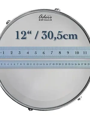 ADORO ADPC-CT-12 DP Classic Coated Tom 12 Zoll Schlagfell, zweilagig, beschichtet, Tom - Mega-Angebot