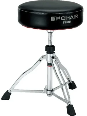Günstig - TAMA HT430B 1st Chair Round Rider Flat Top Drumhocker rund, schwarz