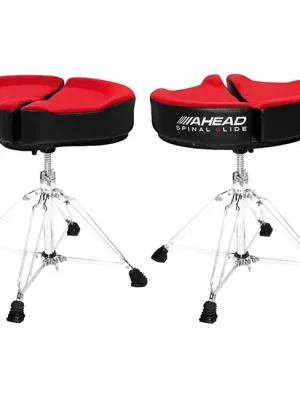 AHEAD SPG-R4 Red Spinal-G Drum Throne 4 Drumhocker, Sattel Veloursitz, rot - Preiswert