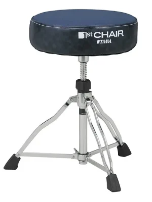 Preisvorteil - TAMA HT430CVNB 1st Chair Round Rider Drumhocker mit Canvas Sitz, Navy Blue/Blue
