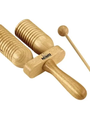 MEINL NINO560 Holz A-Go-Go’s, 2-reihig, natur - Neuheit