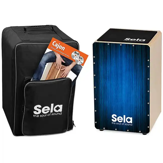 SELA SE 062 Varios Blue Cajon Bundle Alles für einen idealen Start in die Cajonwelt! - Meistverkauft