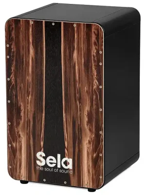 Premium-Qualität | SELA SE 089 CaSela Black Dark Nut Cajon