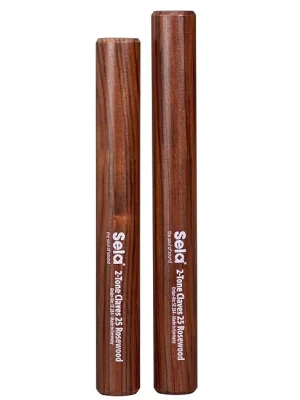 Neu im Shop - SELA SE 284 Palisander 2-Tone Claves 25 Klanghölzer (Paar)