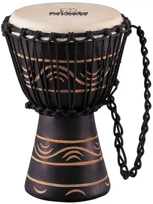 Meistverkauft | MEINL NINO-ADJ4-XS Xtra small Moon Rhythm Mahagoni Djembe, schwarz