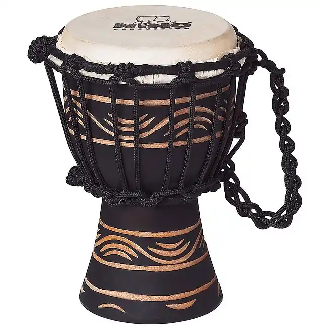 MEINL NINO-ADJ4-XXS Xtra Xtra small Moon Rhythm Mahagoni Djembe, schwarz - Jetzt sparen
